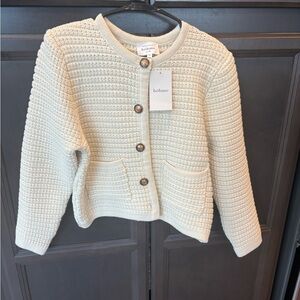 Bohme Ivory Knit Cardigan